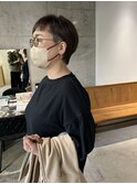 オトナのアシンメトリーショート