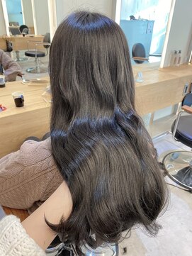 ジーナ 船橋(Zina) 髪質改善＊ロングレイヤーグレーベージュ＊美髪【Zina船橋】