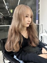 ランテルディ 渋谷(LANTERDIT)&nbsp;ミルクティーベージュ ブリーチ2回