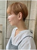 刈り上げ/マッシュショート/ブリーチ/ハイトーン
