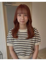 ロマリア 渋谷 渋谷宮益坂(Lomalia)&nbsp;乾かすだけでキマる髪/馴染むハイトーンオレンジカラー