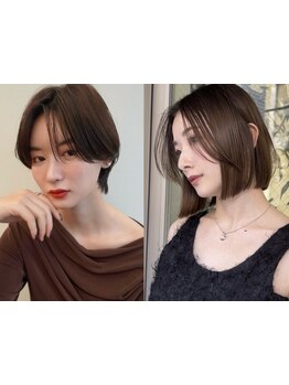 ショートスタイルのこなれ感で女性らしさを演出！高い技術で叶える大人可愛いスタイルをご提供♪[渋谷]