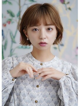 エシェル 平塚店(echelle) 切りっぱなしナチュラルボブ