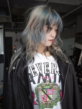 ギークス(GEEKS) 【GEEKS渋谷】ハッシュカット/デザインカラー/渋谷ブリーチ/小顔