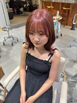 エス 大阪梅田店(es)&nbsp;ブリーチなしジンジャーオレンジ