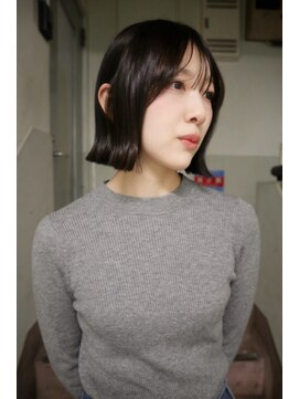 ボブ/レイヤーボブ/暗髪スタイル［新潟］