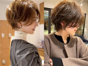 ビューレイギンザ(VIEW LEI GINZA)の写真/骨格に合わせた似合わせカットで、顔周りカットで創る小顔シルエットが叶う♪再現性の高いカットが人気!