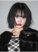ココアベージュ/クラゲヘアー/オリーブグレー