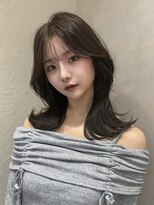 ロンド リリー 銀座(Lond Lily)&nbsp;大人ガーリー/似合わせカット/ミディアムレイヤーカット/銀座
