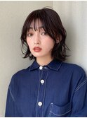 ウルフボブレイヤーウルフパーマハッシュカットボブパーマ