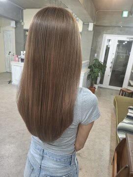 チャプター 那覇店(chapter) ブリーチ１回で出来るベージュカラー