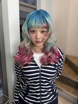 QUON&nbsp;Turquoise×Blonde×Pink