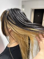 クワリ インナーカラーx抜きっぱなしブロンド