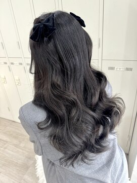 ライズ ネックス ザ サロン 渋谷(LIZE nex the salon) ダークグレージュ×ハーフツイン［#渋谷駅 #韓国 #髪質改善］