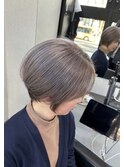  脱白髪染めハイライト/白髪ぼかし/透明感カラー/髪質改善