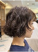 丸みショートボブ/顔周りカット/20代30代40代50代/前髪/大宮