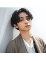アンサ 長岡天神店(ANSA)&nbsp;センターパート×ニュアンスパーマで魅せる大人の色気