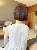 トップヘアー アヴェニュー 刈谷(TOPHAIR Avenue)&nbsp;襟足ギリギリ丸みボブ30代/40代/50代