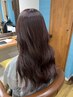 【平日】カット+美容液カラー+美髪トリートメント(ホームケア付)¥13800→