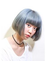 シファ(sifa) クリアブルー☆切りっぱなしボブ