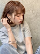 ユアーズ ヘア 恵比寿本店(youres hair) 耳掛け　ひし形ボブ　ピュアボブ