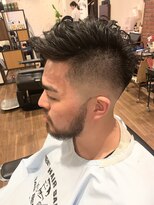 メンズヘアーサロン シンジョウ(Men's hair salon Shinjo)&nbsp;ヒゲパーマフェードSTYLE