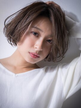 カバーヘア ブリス 大宮西口(COVER HAIR bliss) ローライトx毛先パーマ☆小顔ナチュラルボブs大宮30代40代50代