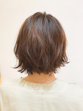 モリオ フロム ロンドン イオンモール 熊本店(morio FROM LONDON) 【morio熊本】ミニボブ×ナチュラルパーマ.k