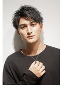 ナチュラルハーフアップバングショート