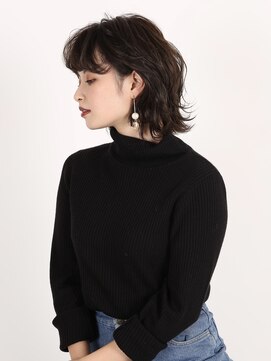 デイジー インデックスヘア 大島店(DAISY index hair) 前髪 くびれ イメチェン イヤリングカラー ウルフボブ