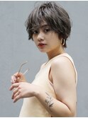 ハイトーングレージュショート