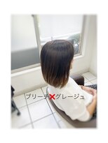 グリーン レーベル 川崎店(Green label)&nbsp;ブリーチ×グレージュ