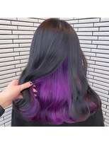 ロルド レーブ(Rold reve)&nbsp;インナーカラー パープル×バイカラー