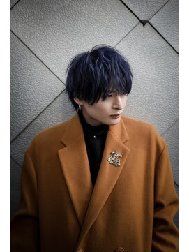 オーシャントーキョー ホワイト 原宿(OCEAN TOKYO WHITE) ダブルカラー　ネイビー　ショート