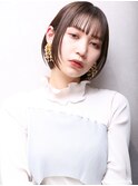 大人可愛い２０代３０代４０代小顔シースルーバングA2