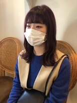 リィベ(Liibe)&nbsp;guest snap 髪質改善カラーアルティスト/モーブピンク