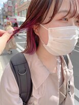 テトラ バイ ネオリーブ 横浜西口店(tetra by neolive)&nbsp;ちょっぴりパープルなピンクインナーカラー☆