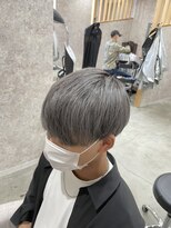 インスヘアー 東加古川店(INCE HAIR) silver×マッシュ【中野】