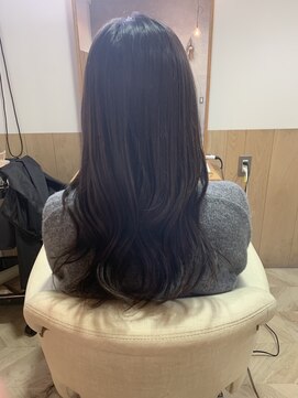 ユッカ エコル 塚口(YUCCA ekolu) 【ekolu 谷】艶髪ダークブラウン/ラフカール/くすみブラウン