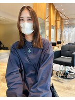 ナイアバイアヌエヌエ(naia by anuenue)&nbsp;パツッとミディ＋顔まわりレイヤー