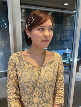 ナンブガーデン(nambu GARDEN) ショートボブ お呼ばれタイトスタイル