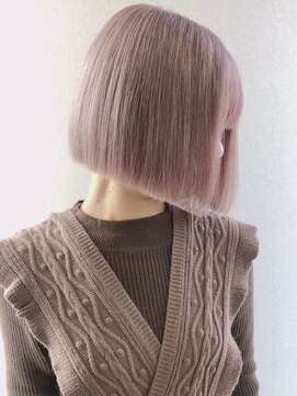 メロウ 神戸三宮(mellow) ミルクティーベージュ / 前下がりボブ