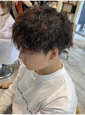 マッシュヘア×波巻きスパイラル
