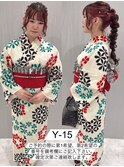 浴衣一式レンタル 浴衣番号 Y-15