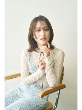 アンバー 池袋(amber) 小顔ヘア/レイヤーボブ/ミルクティーベージュ【池袋】