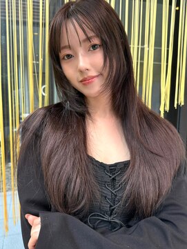 シティ(CITY) 韓国風 ストレートヘア ウルフレイヤー レイヤーカット