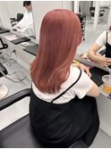 ピンクベージュダブルカラーブリーチ新潟万代