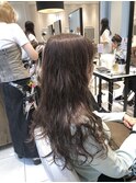柔らかい低温デジタルパーマで作るウェーブパーマヘア　(銀座)