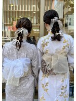 ネオリーブ アンド 渋谷店(Neolive &)&nbsp;浴衣着付け/着付け/編みおろし/ツインアレンジ/編みおろしツイン