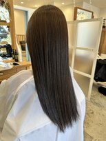 アン(an) サラ艶ロング×アッシュブラウン